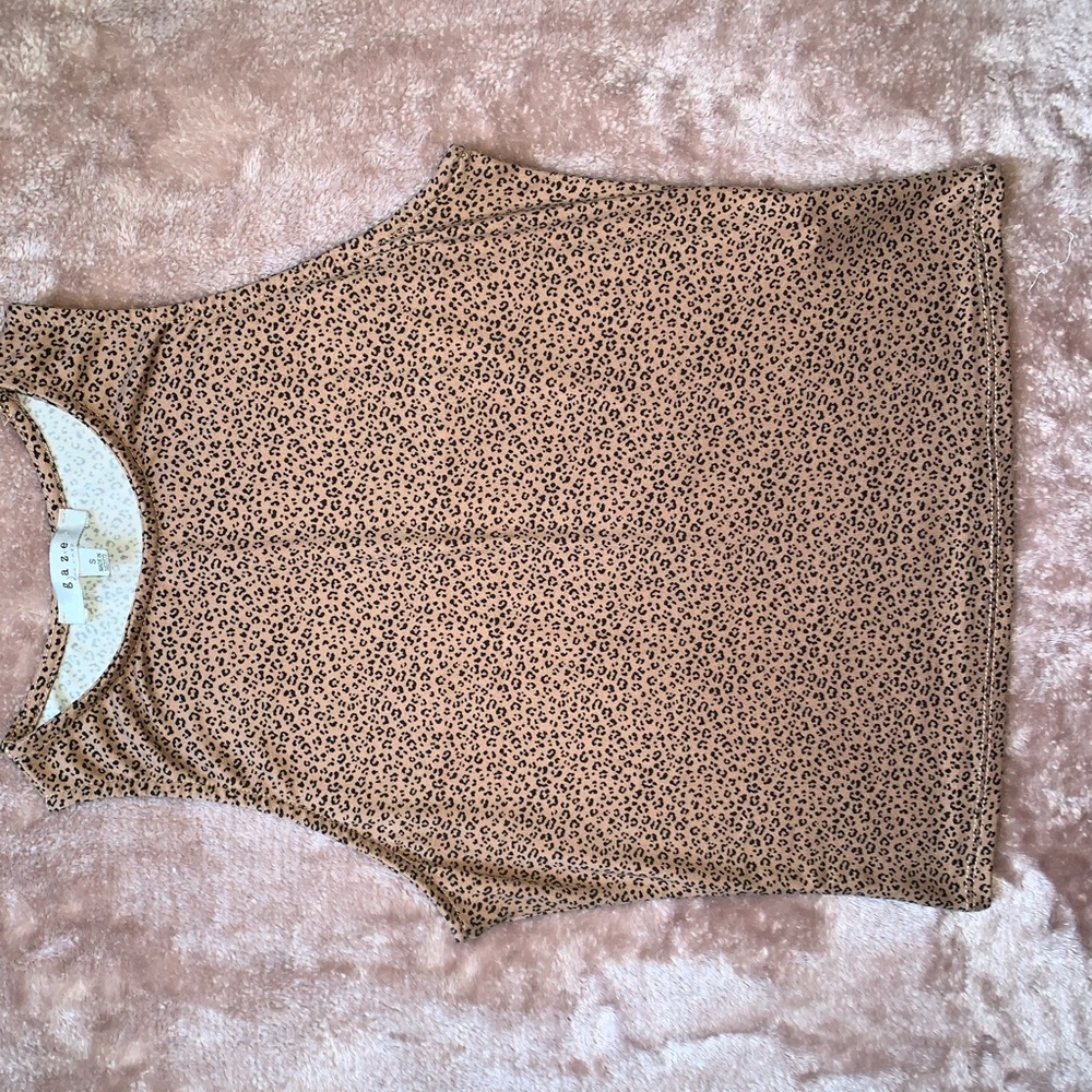 Cheetah Print Tank Top